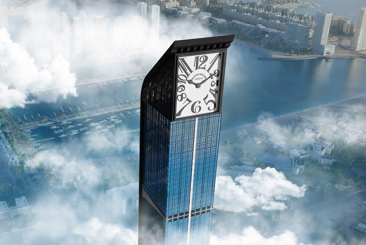 Franck Muller Aeternitas world’s tallest branded residential clock tower