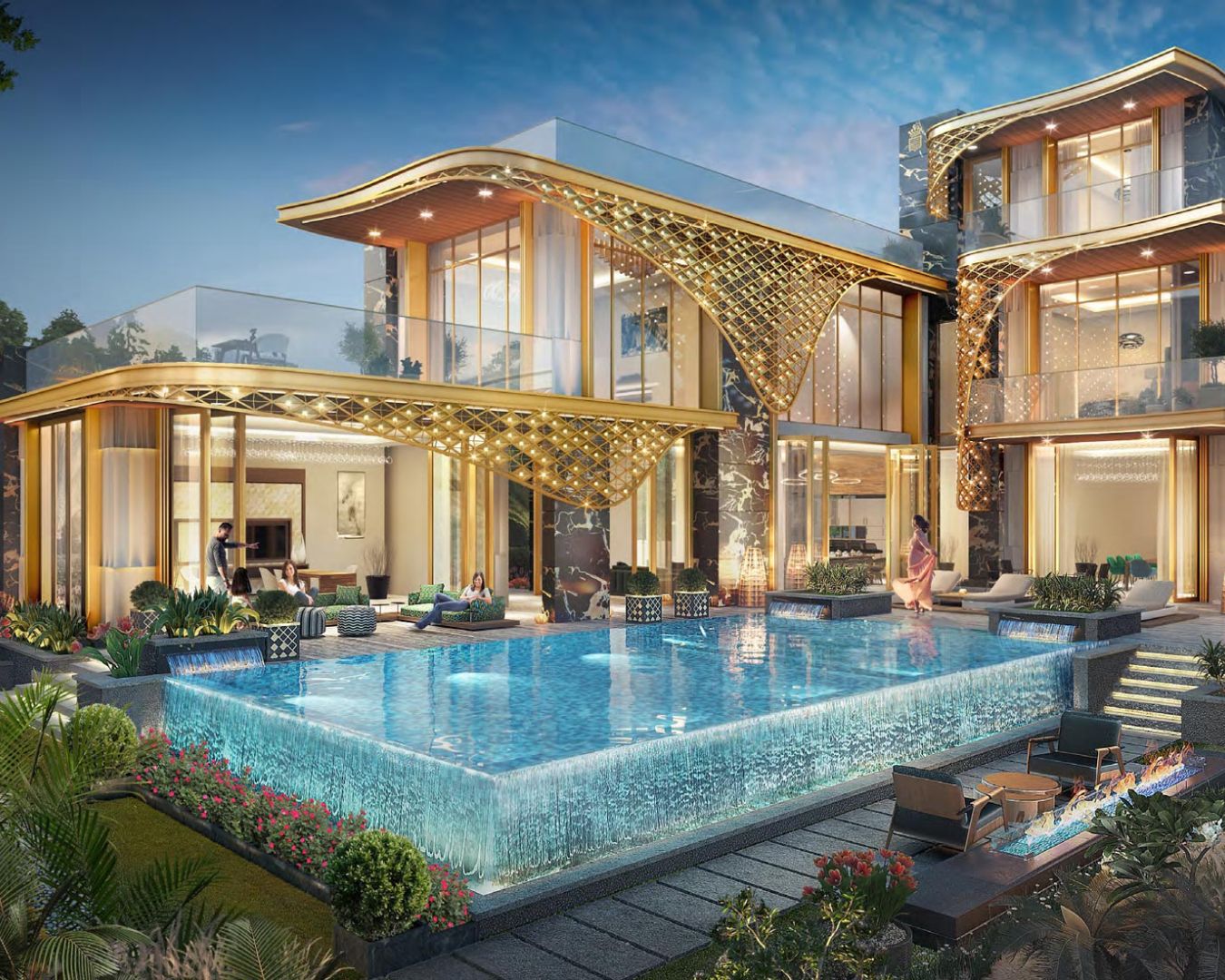 Gems Estate Villas Fashion Villas in DAMAC Hills (1)