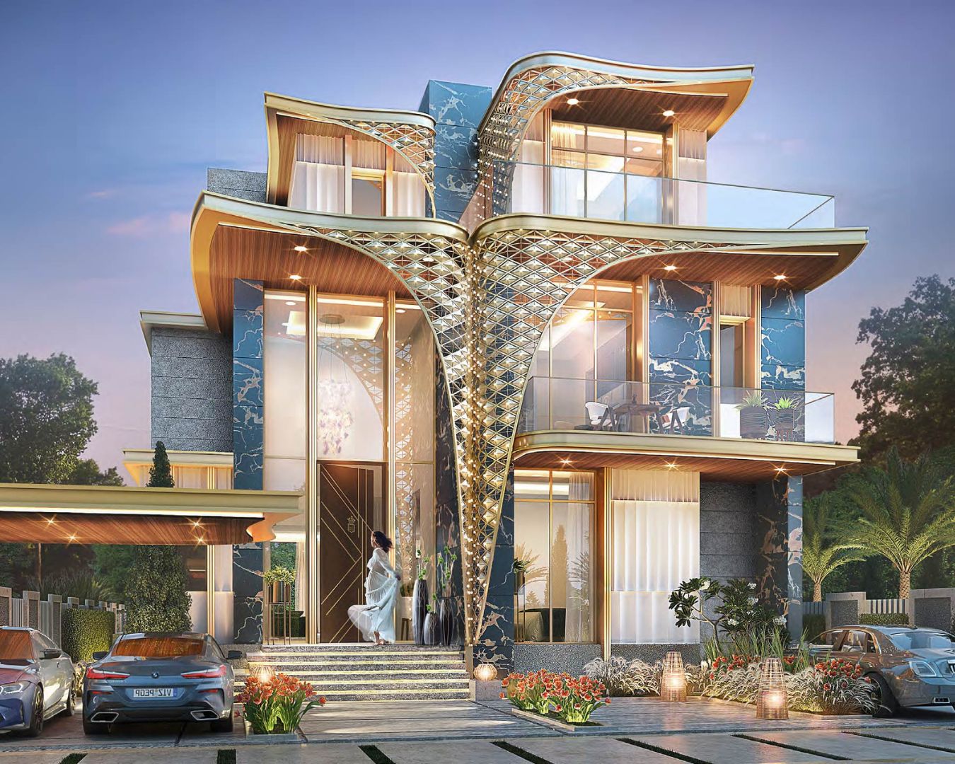 Gems Estate Villas Fashion Villas in DAMAC Hills (1)