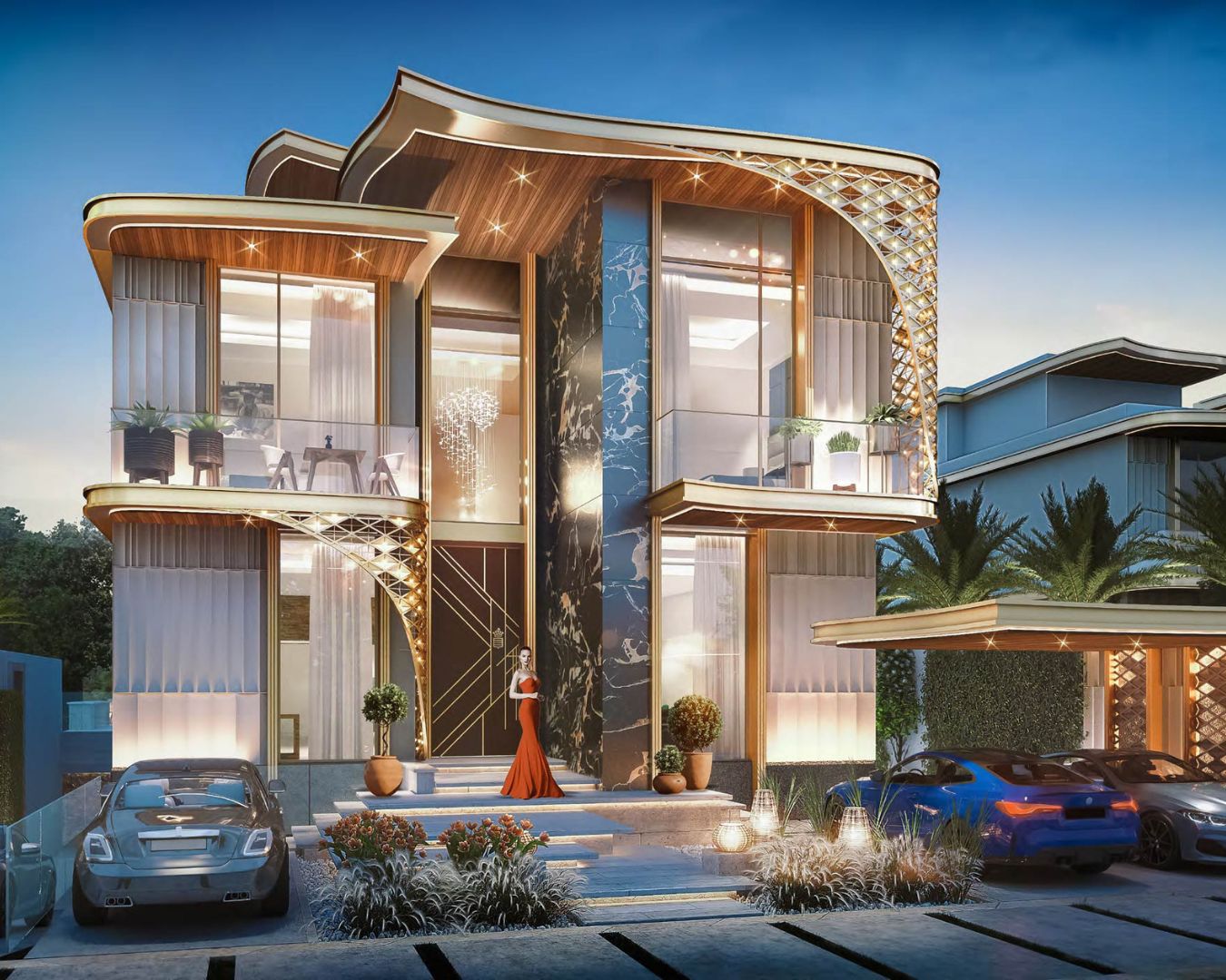 Gems Estate Villas Fashion Villas in DAMAC Hills (1)