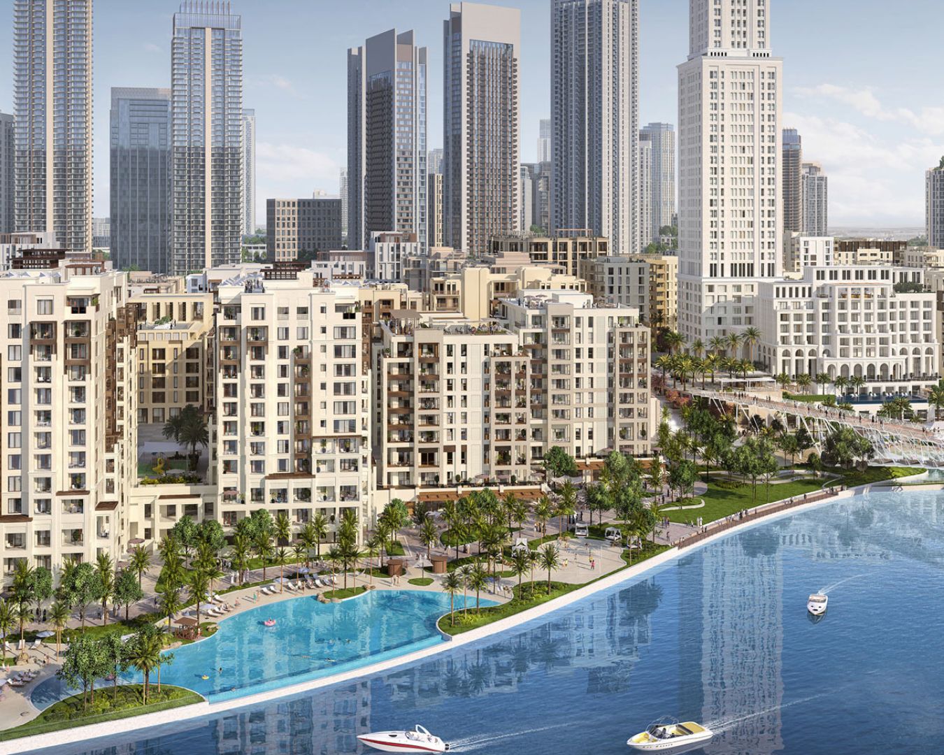 Emaar Rose Water Creek Beach New Stylish Apartments & Penthouses (1)