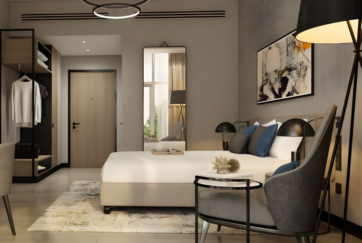 Edge by Rotana Hotel Studios Bedroom Suites in DAMAC Hills 2 Community (1)