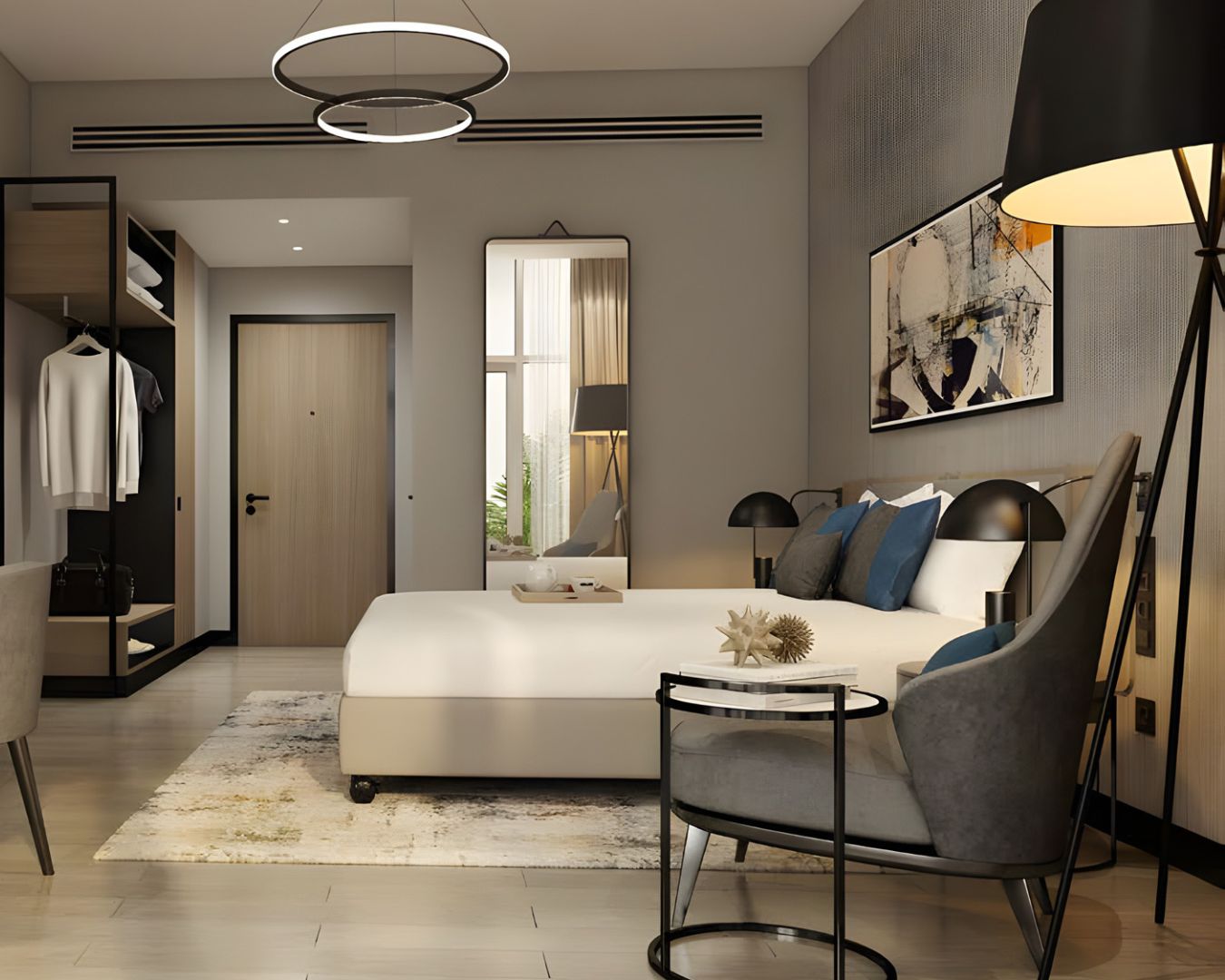 Edge by Rotana Hotel Studios Bedroom Suites in DAMAC Hills 2 Community (1)